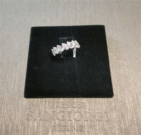 Anillo Crivelli Mujer in Oro blanco Diamante 46908641 - 46908641